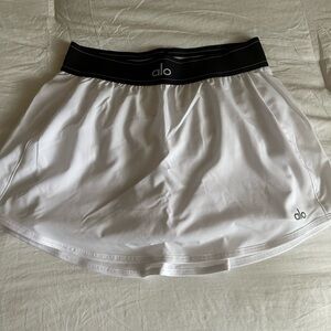Alo White Tennis Skirt